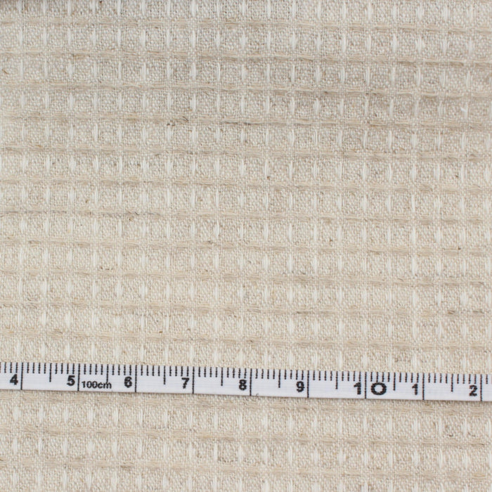 Rustic Linen Cotton - Stripes and Checks - 7 Variants Available-Fabric-FabricSight