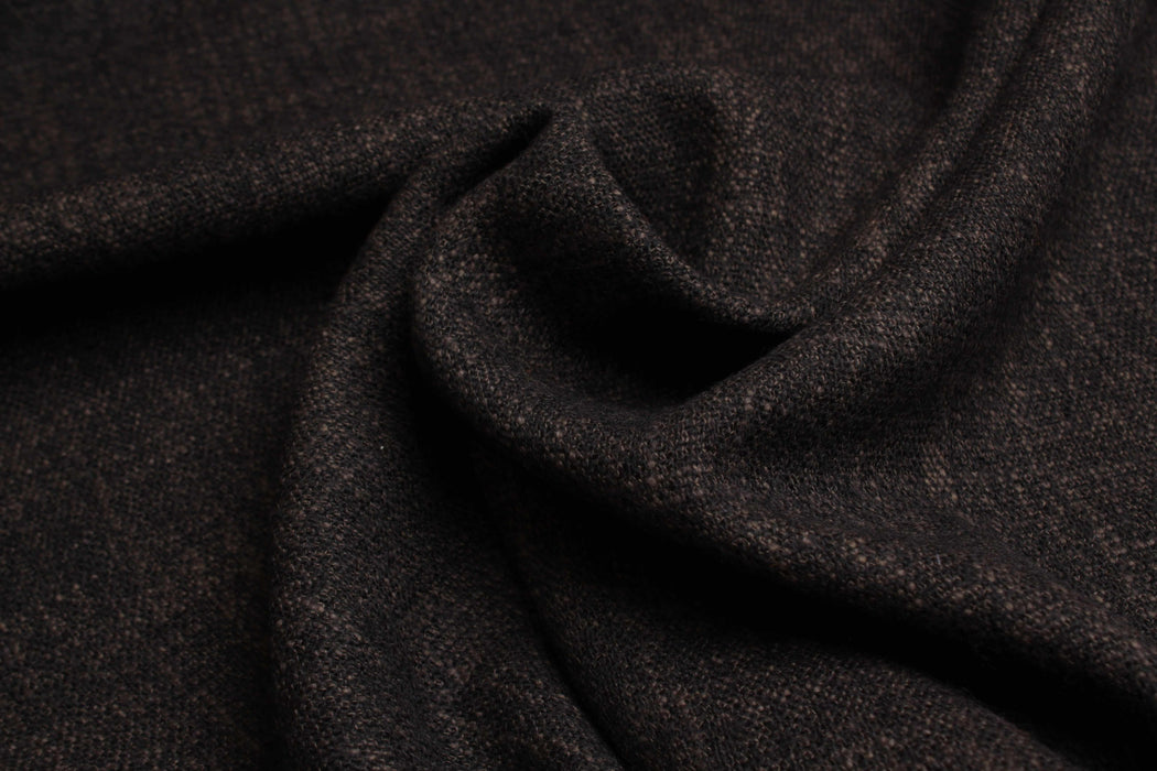 Rustic Wool & Cotton Twill for Coats-Fabric-FabricSight