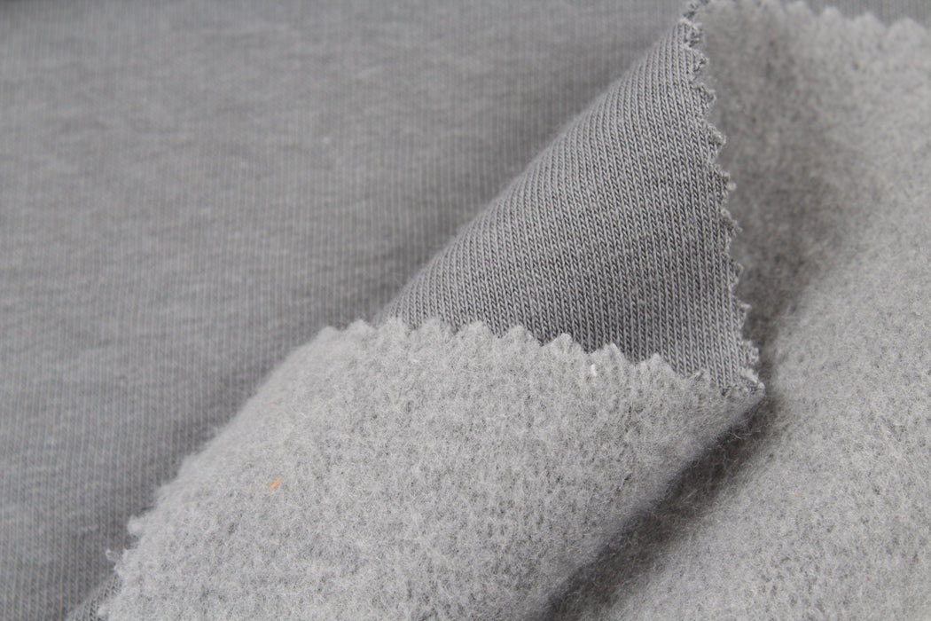 SWATCH-Heavy Brushed Fleece – Organic Cotton & Recycled Polyester – 30+ Colors-Fabric-FabricSight