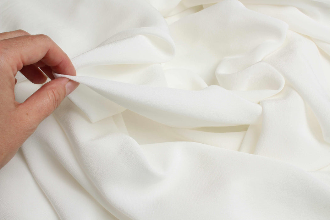 Sand Wash Natural Silk Crepe Georgette - 13 Colors Available-Fabric-FabricSight