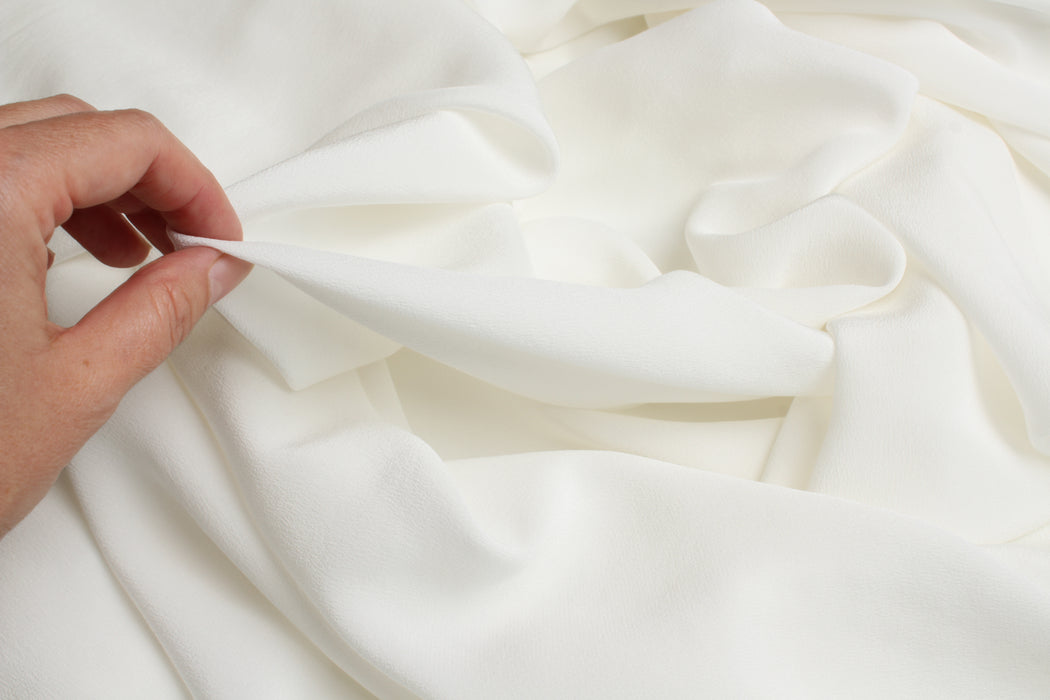 Sand Wash Natural Silk Crepe Georgette - 13 Colors Available-Fabric-FabricSight