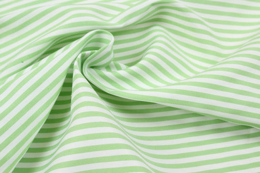 Seaqual™ Recycled Polyester with Cotton Plain for Swim Shorts - Stripes-Fabric-FabricSight