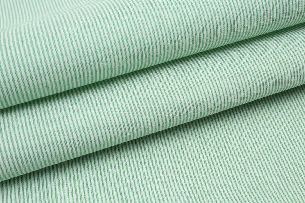 Seaqual™ Recycled Polyester with Cotton Plain for Swim Shorts - Stripes-Fabric-FabricSight