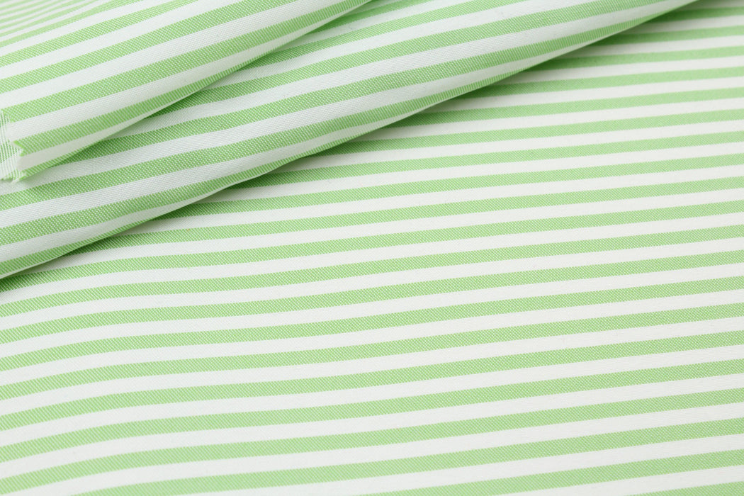 Seaqual™ Recycled Polyester with Cotton Plain for Swim Shorts - Stripes-Fabric-FabricSight
