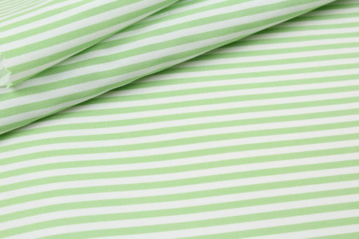 Seaqual™ Recycled Polyester with Cotton Plain for Swim Shorts - Stripes-Fabric-FabricSight
