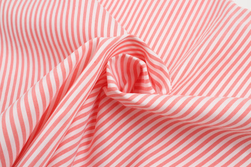 Seaqual™ Recycled Polyester with Cotton Plain for Swim Shorts - Stripes-Fabric-FabricSight