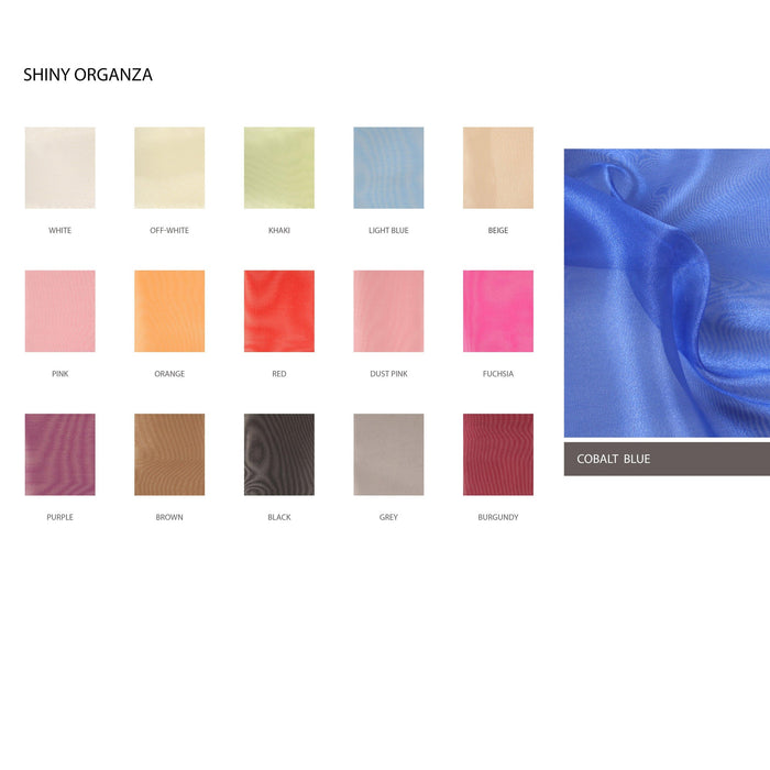 Shiny Organza - 16 Colors Available-Fabric-FabricSight