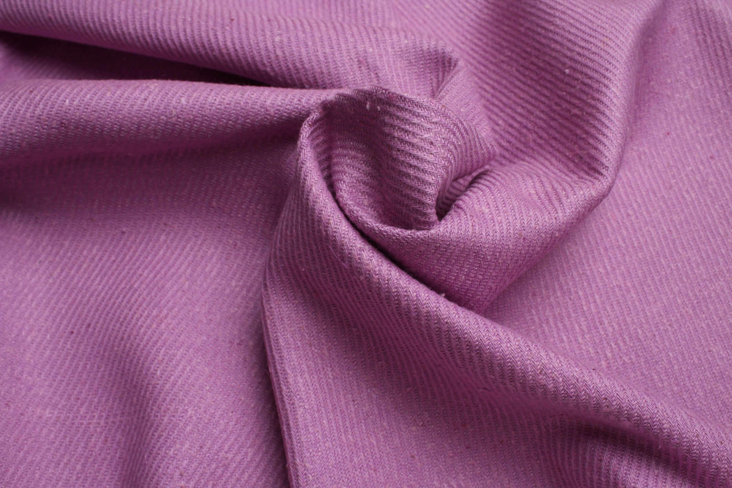 Silk Cotton Bourette Twill-Fabric-FabricSight