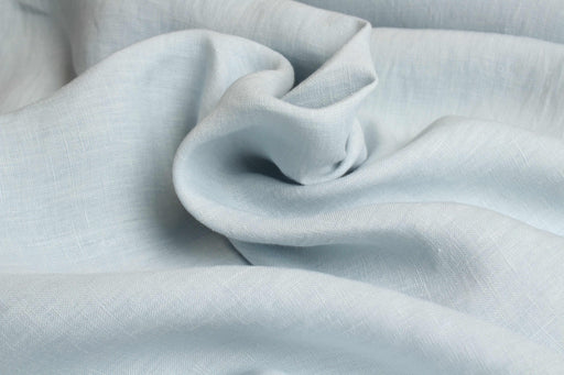Sky light blue washed Linen (-Fabric-FabricSight