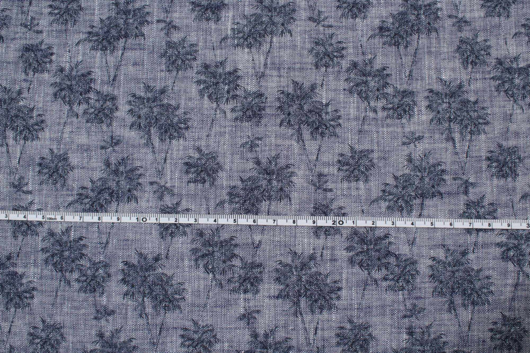 Slub Cotton Digital Print - Blue - 4 Variants Available-Fabric-FabricSight