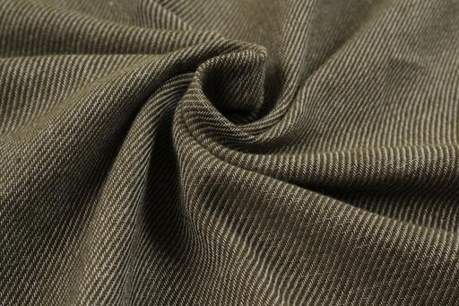 Soft Cotton Double Twill - Khaki-Fabric-FabricSight