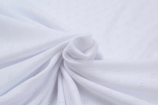 Soft Cotton Pointelle Jersey - 15 Colors Available-Fabric-FabricSight