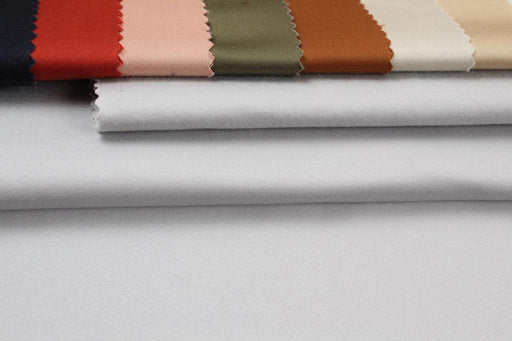 Soft Cotton Satin Stretch for Trousers-Fabric-FabricSight