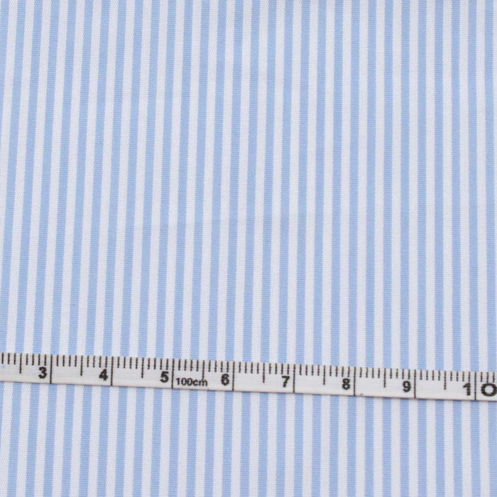 Soft Cotton Stripes Poplin - Stretch - 5 Variants Available-Fabric-FabricSight