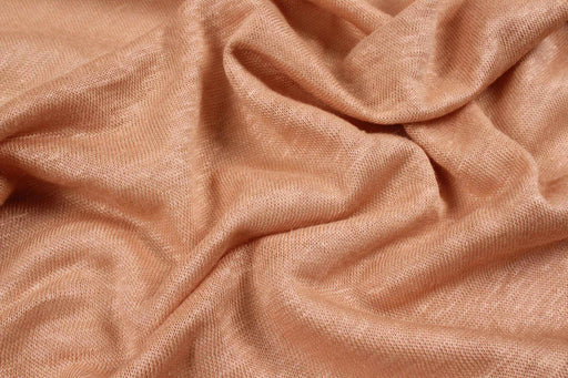 Soft Linen Single Jersey - Vintage Pink (Remnant)-Remnant-FabricSight