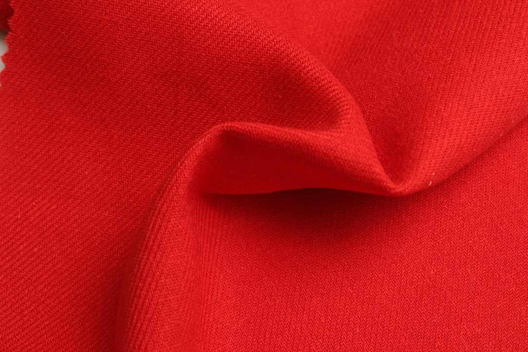 Soft Linen Viscose Blend Washed Twill-Fabric-FabricSight