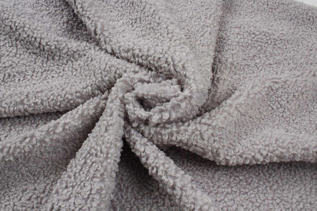 Soft Teddy Fur For Outwear - Boucle - 6 Colors Available-Fabric-FabricSight