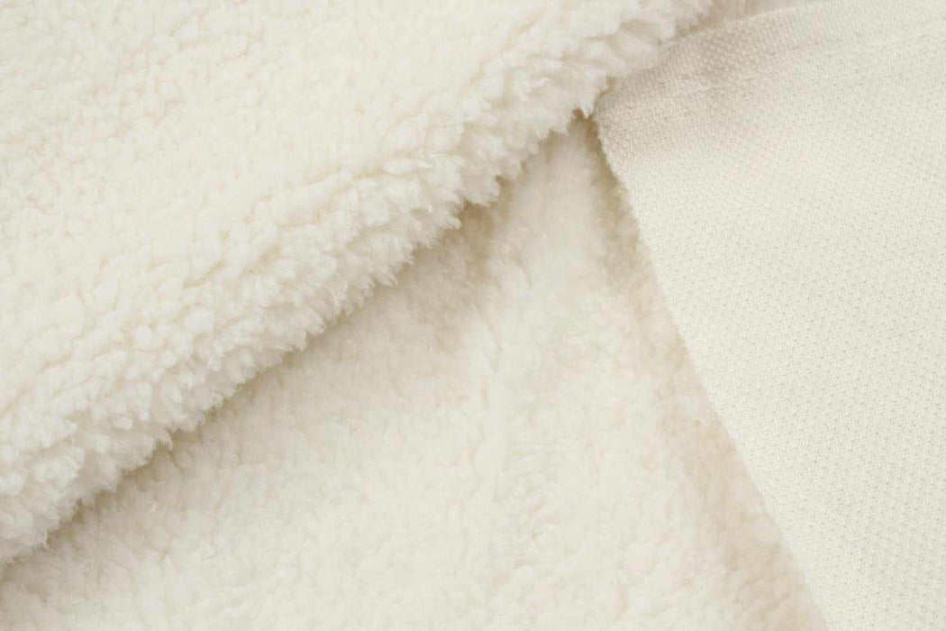 Soft Teddy Fur For Outwear - Organic Cotton-Fabric-FabricSight