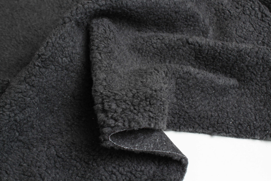Soft Teddy Fur For Outwear - Organic Cotton-Fabric-FabricSight