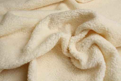 Soft Teddy Fur For Outwear - Organic Cotton-Fabric-FabricSight