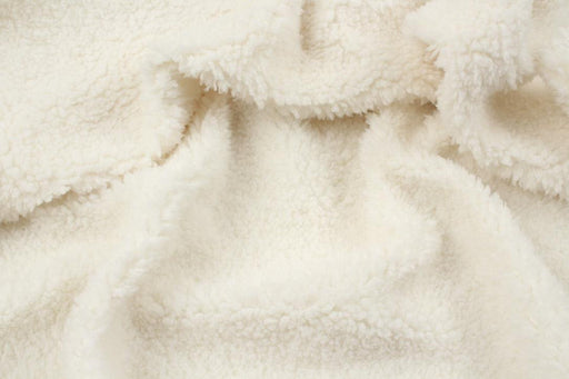 Soft Teddy Fur For Outwear - Organic Cotton-Fabric-FabricSight