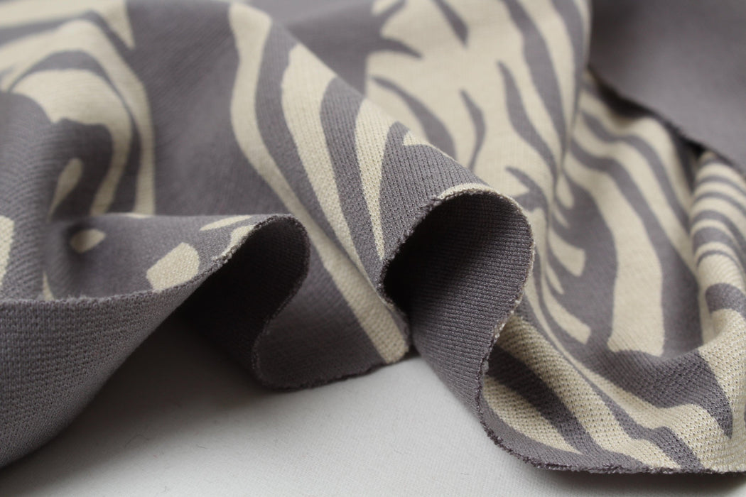 Soft Viscose Punto Roma - Abstract Print-Fabric-FabricSight