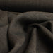 Swatch-Yarn Dyed Brown-Black, Mid-Weight washed Linen-Fabric-FabricSight