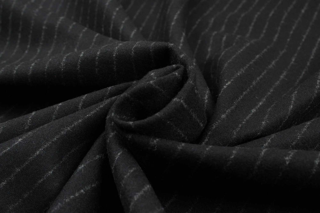 Soft Wool Blend Diplomatic Stripes for Suits - 5 Colors Available-Fabric-FabricSight