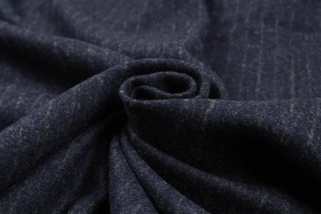 Soft Wool Blend Diplomatic Stripes for Suits - 5 Colors Available-Fabric-FabricSight