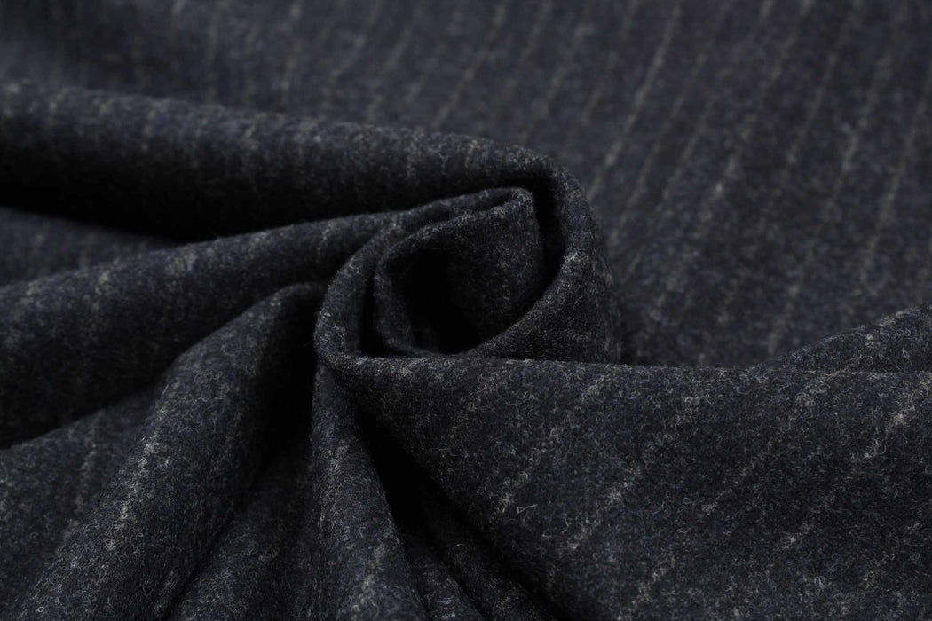 Soft Wool Blend Diplomatic Stripes for Suits - 5 Colors Available-Fabric-FabricSight