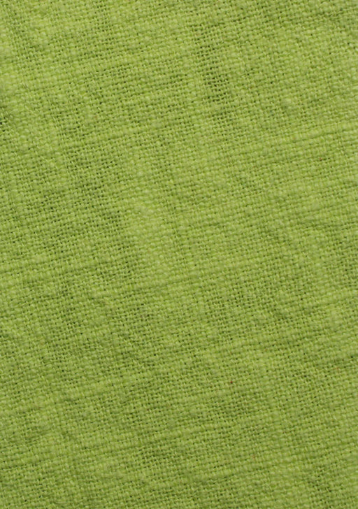 Stone Washed Textured Linen - Light Green - Remnant-Remnant-FabricSight