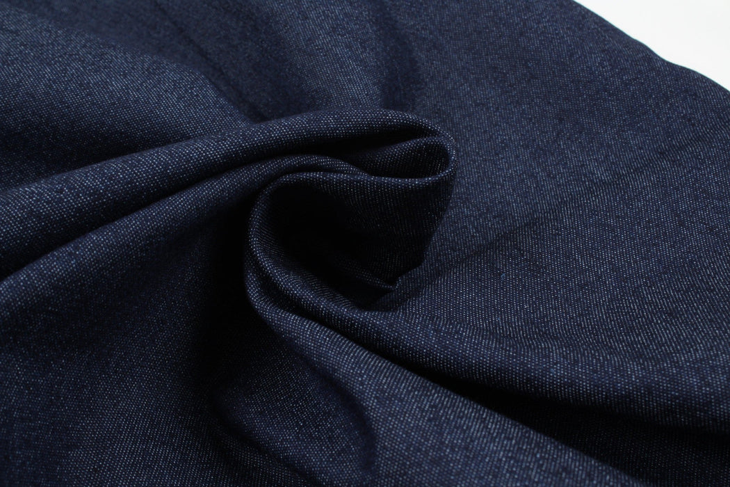 Stretch Cotton Washed Denim (+20 Colors Available)-Fabric-FabricSight