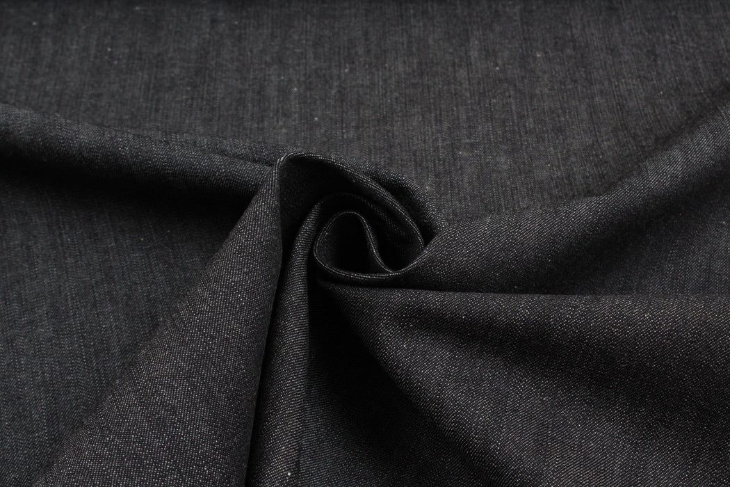 Stretch Cotton Washed Denim (+20 Colors Available)-Fabric-FabricSight