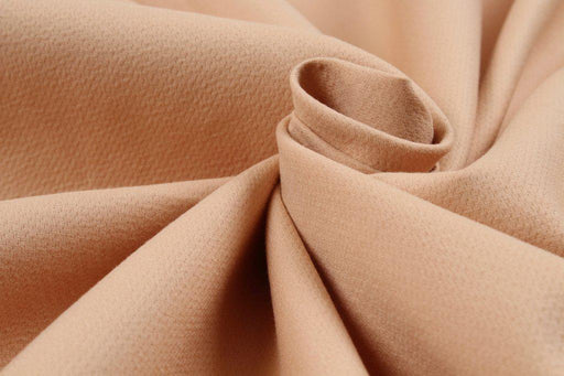 Stretch Double Face Matelassé - Peach Beige-Surplus-FabricSight