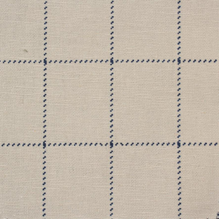 Stretch Linen Cotton for Bottoms - 200 GMS - Windowpane Checks-Fabric-FabricSight