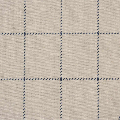 Stretch Linen Cotton for Bottoms - 200 GMS - Windowpane Checks-Fabric-FabricSight