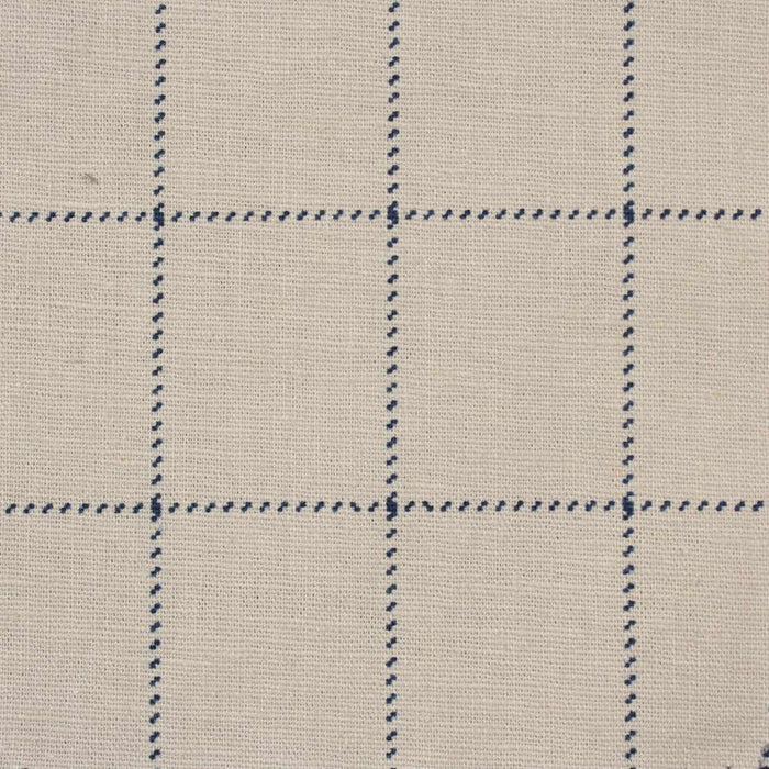 Stretch Linen Cotton for Bottoms - 200 GMS - Windowpane Checks-Fabric-FabricSight