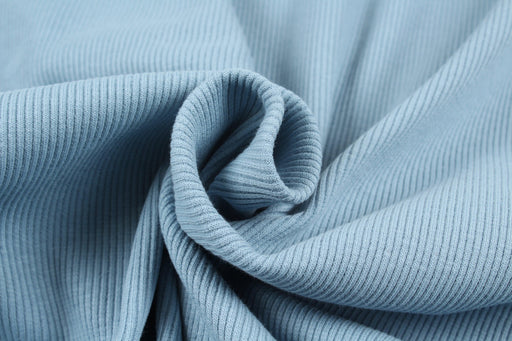 Stretch Organic Cotton Rib 2x2 for Tops - 32 Colors Available-Roll-FabricSight