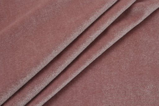 Stretch Polyester Velvet - Vintage Pink-Fabric-FabricSight