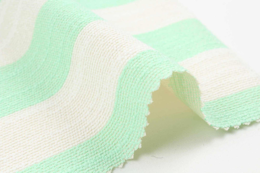 Stretch Slubbed Cotton Stripes - 2 Colors Available-Fabric-FabricSight
