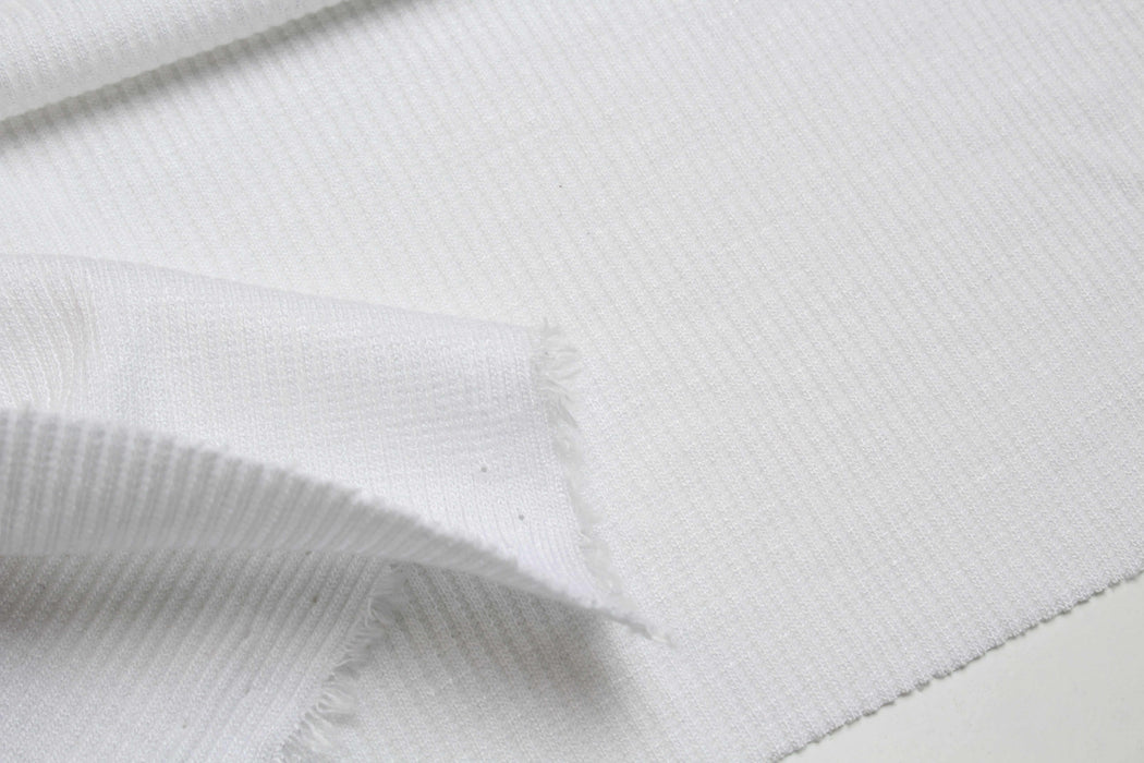 swatch-Stretch Viscose 2x1 Rib - 6 colors available-Fabric-FabricSight