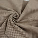 Stretch Viscose Geometric Jacquard - Brown-Fabric-FabricSight