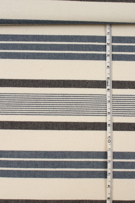 Striped 100% Cotton Jacquard-Fabric-FabricSight