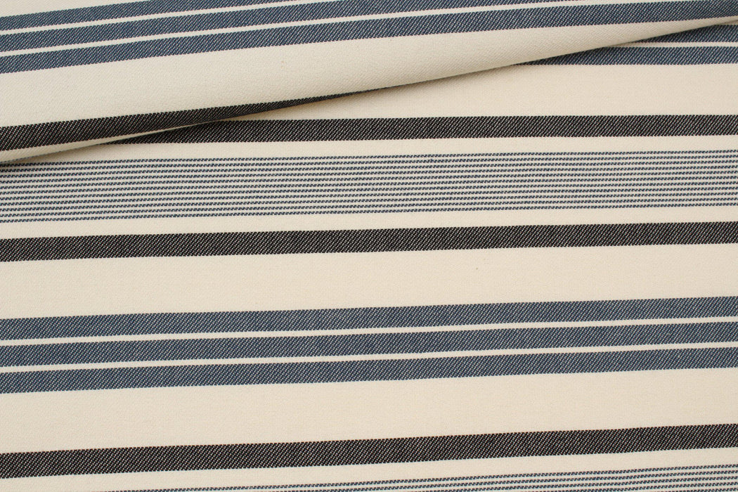 Striped 100% Cotton Jacquard-Fabric-FabricSight
