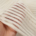 Striped Effect Lace Fabric - Ecru-Fabric-FabricSight
