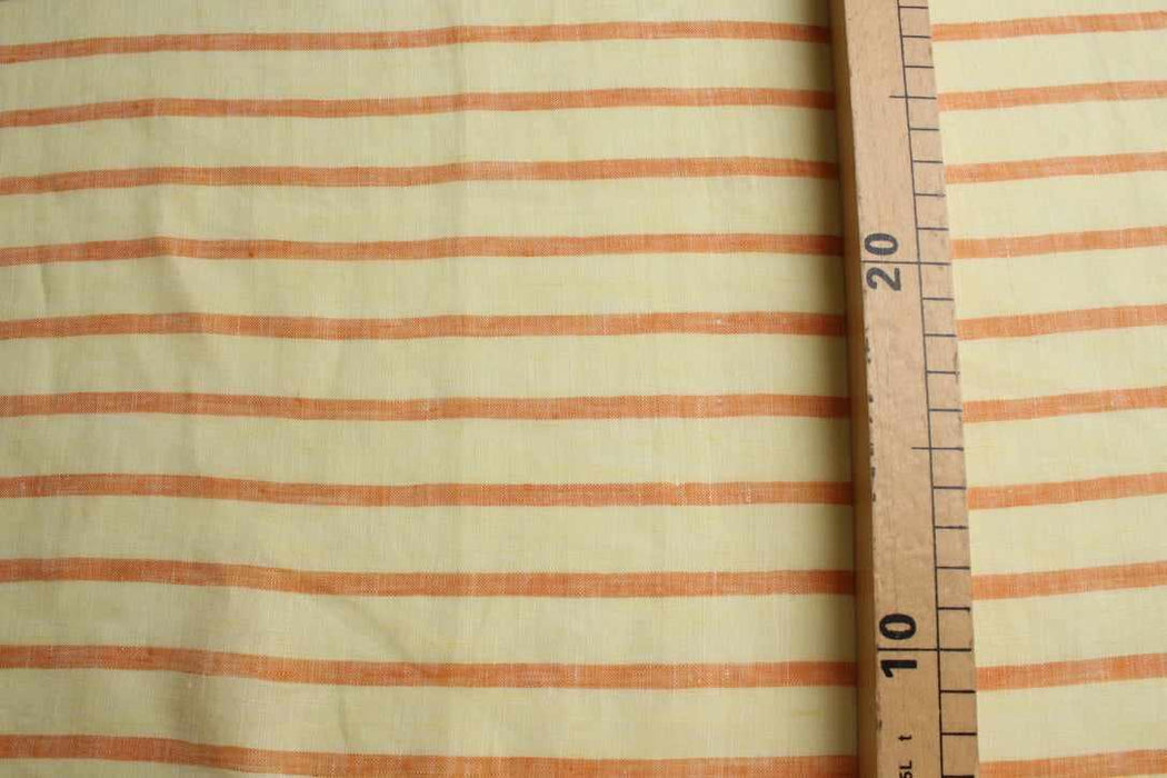 Stripes Washed Linen-Fabric-FabricSight