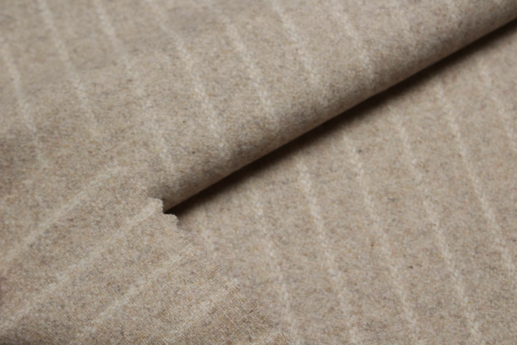 Stripes Wool Blend for Outwear - 4 colors available-Fabric-FabricSight
