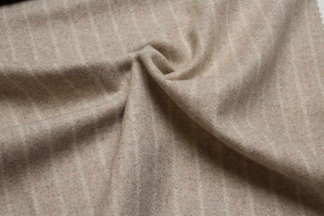 Stripes Wool Blend for Outwear - 5 colors available-Fabric-FabricSight