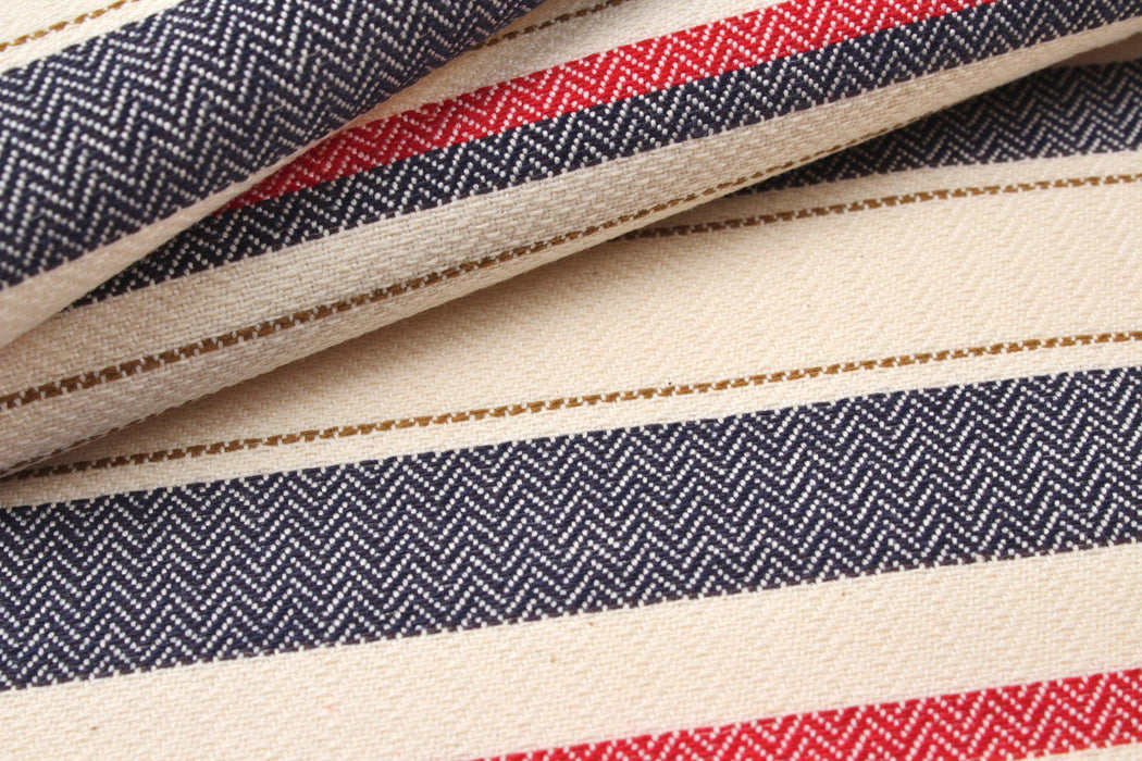 Stripes and Chevron Mix-Fabric-FabricSight