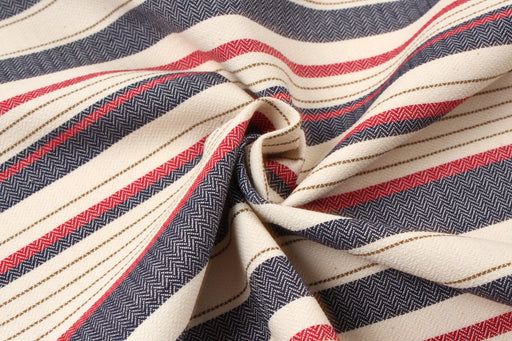 Stripes and Chevron Mix-Fabric-FabricSight